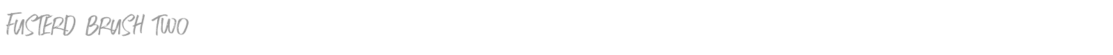 Fusterd Brush font preview